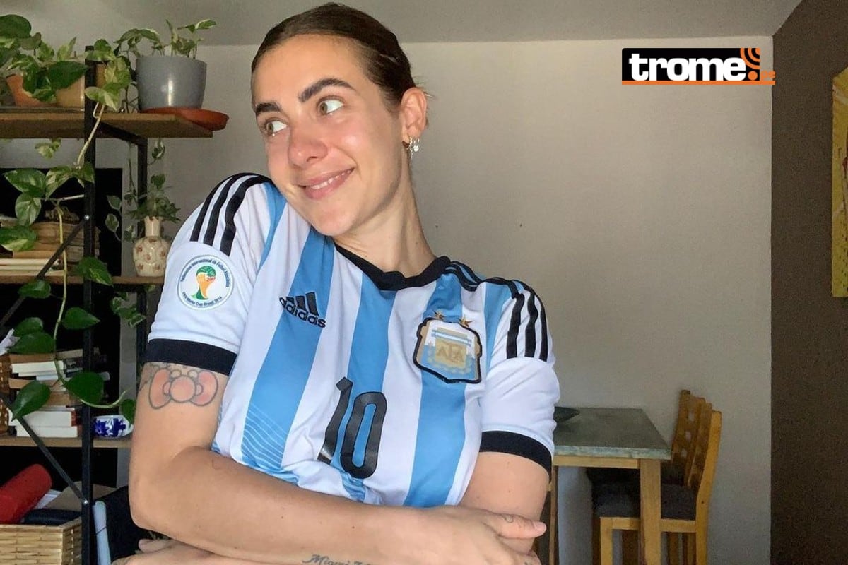 Poly Ávila más que feliz por clasificación de Argentina a la final de Qatar (@poolyavila
)