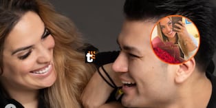Deyvis Orosco sorprendió con un enorme arreglo de rosas rojas a su esposa Cassandra Sánchez
