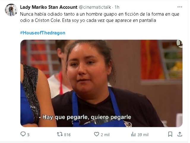 No te pierdas los más divertidos memes del segundo episodio de House of the Dragon.