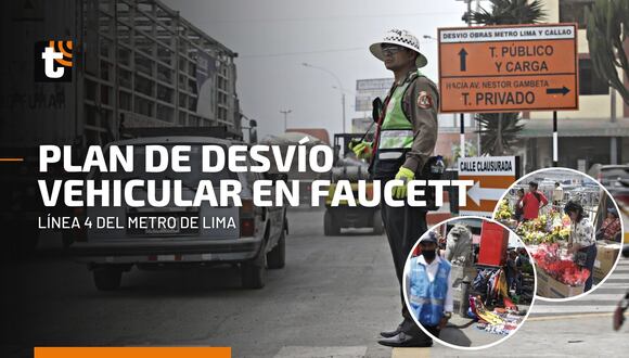 Línea 4 del Metro de Lima: plan de desvío vehicular tras cierre de un tramo de la avenida Faucett