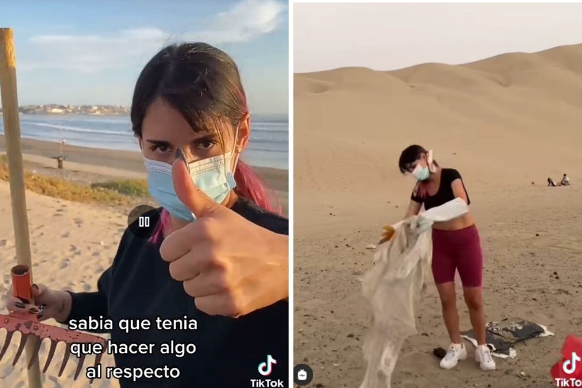 Busca concientizar a su seguidores con estas acciones para que la imiten y ayuden a cuidar el planeta.