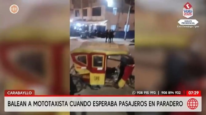 Disparos en paradero La Hacienda generaron pánico.