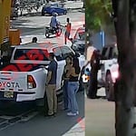 ¡¿Ellos sí son los asesinos?! Cámaras captan a los últimos ocupantes de la Hilux horas antes del cuádruple crimen en Trujillo