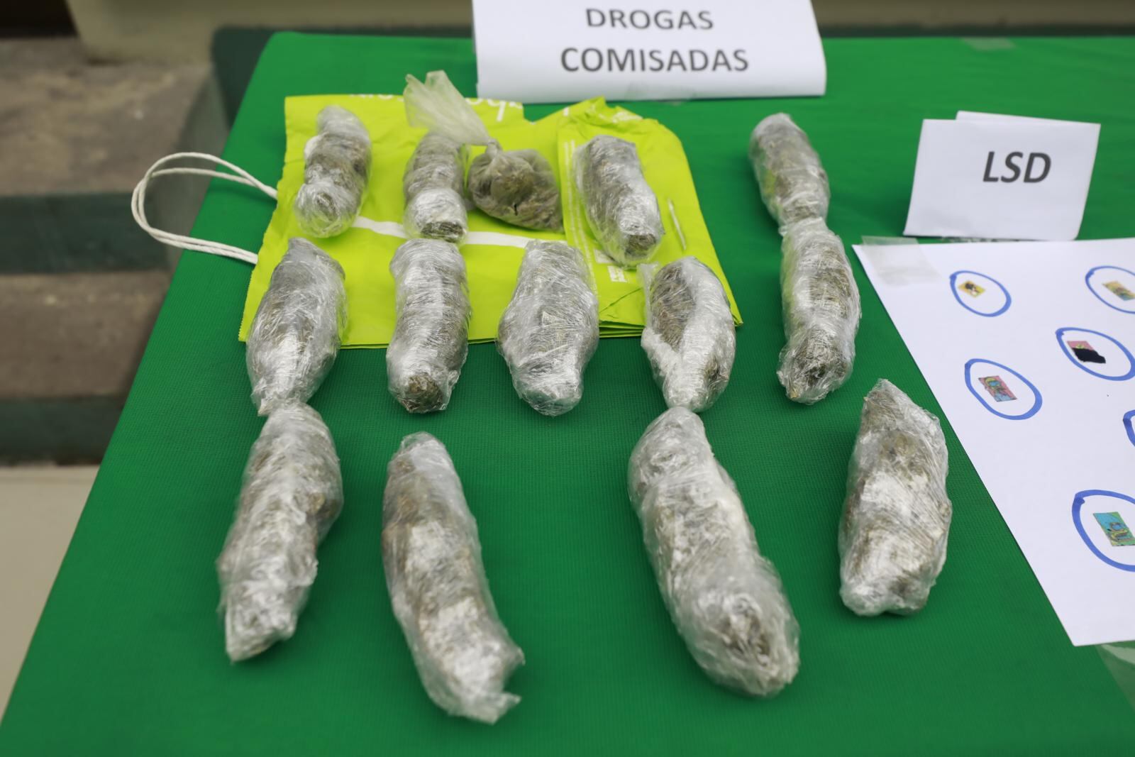 Marihuana que se decomisó. | Foto: Jessica Vicente