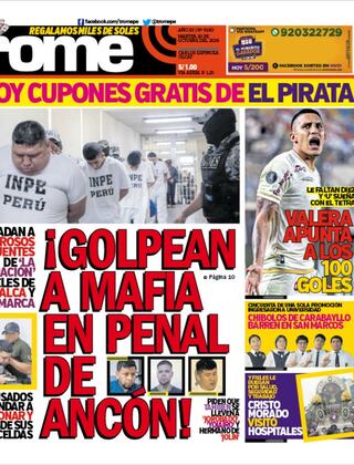 ¡GOLPEAN A MAFIA EN PENAL DE ANCÓN!