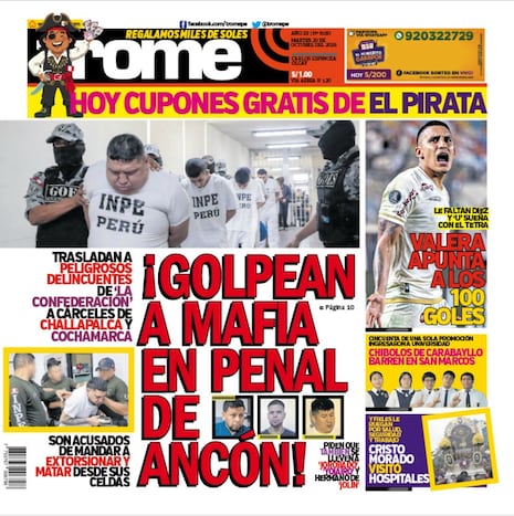 ¡GOLPEAN A MAFIA EN PENAL DE ANCÓN!