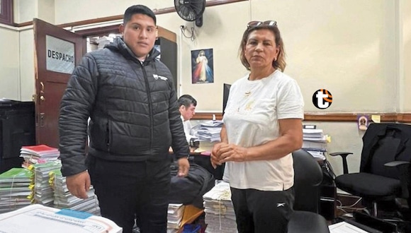 Elizabeth Peralta se sometió a control de identidad. Video: Canal N