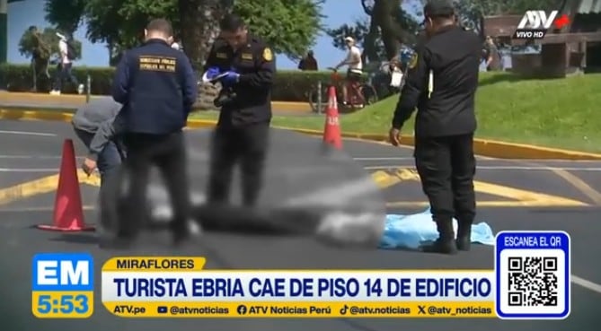 Pareja de la víctima fue trasladada a la comisaría.