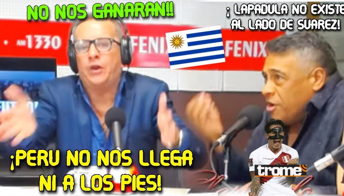 Periodistas de Radio Fénix cruzaron la linea del respeto (@lasvocesdelfuboluruguay)