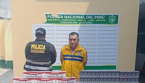 Encuentran cigarrillos adulterados ocultos en caja de golosinas