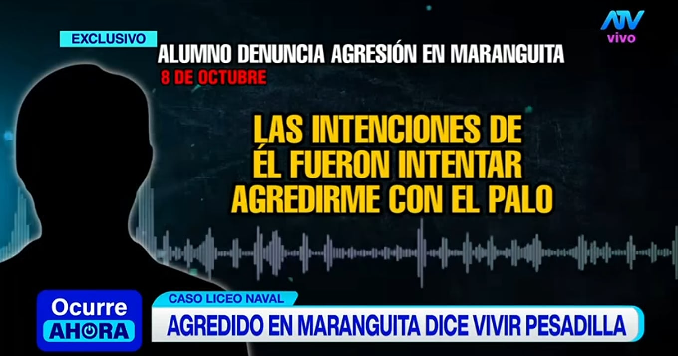 Alumno del Liceo Naval Almirante Guise agredido de Maranguita explica por qué habría ocurrido el ataque a su persona.