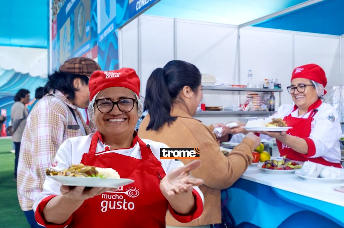 Sayán también se luce en la gran feria gastronómica con su cebiche de pato que prepara el restaurante El Miguelón. (Entrevista y Foto Compos: Isabel Medina / Trome).