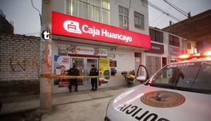 San Martín de Porres: roban más de S/10 mil soles en agencia de Caja Huancayo y dejan herida a cajera