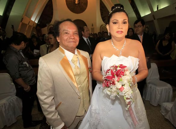 Melcochita y Monserrat se casaron en el 2017