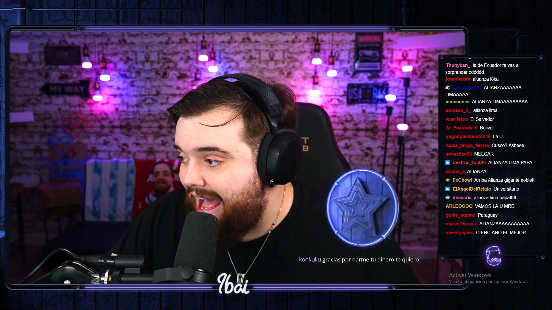 Ibai hizo mención de diversos equipos de fútbol local, especialmente de Alianza Lima. | Foto: Captura Trome