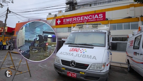 Vigilantes se llevaron moto de paciente en Hospital Camisiro Ulloa y fuern detenidos por Policía (Video : América Noticias)