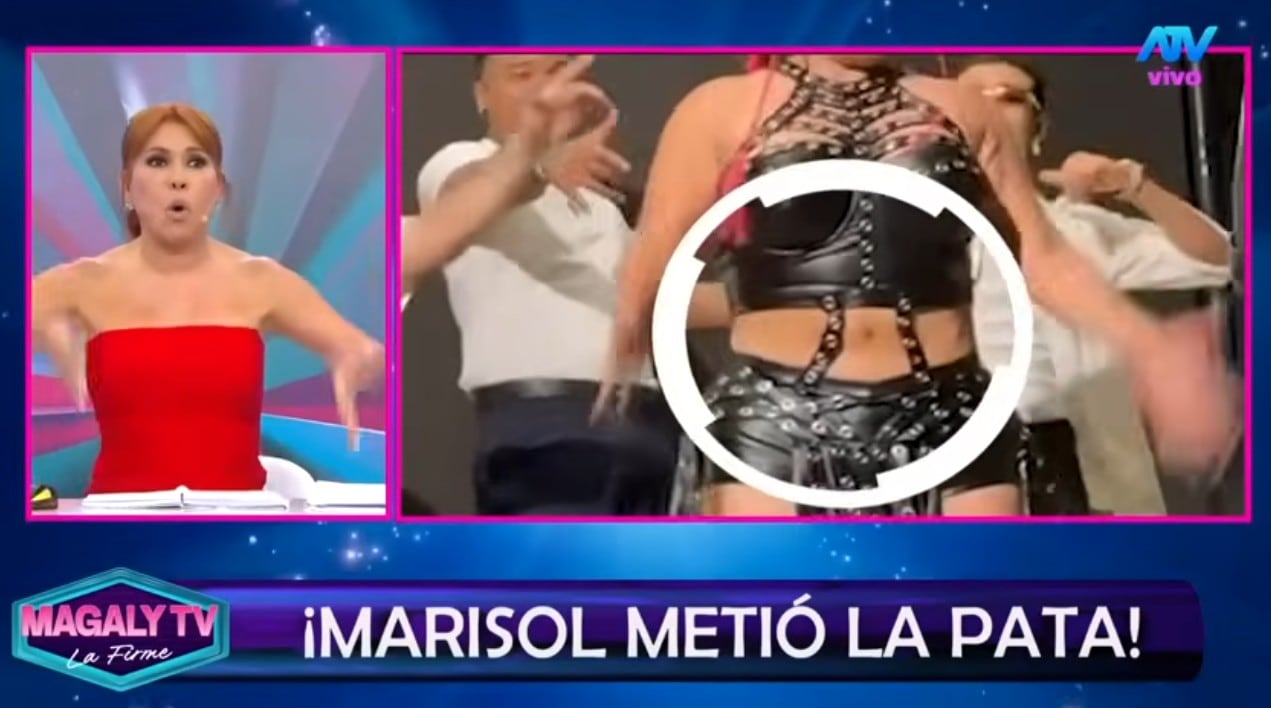 Magaly Medina destruye a Marisol.