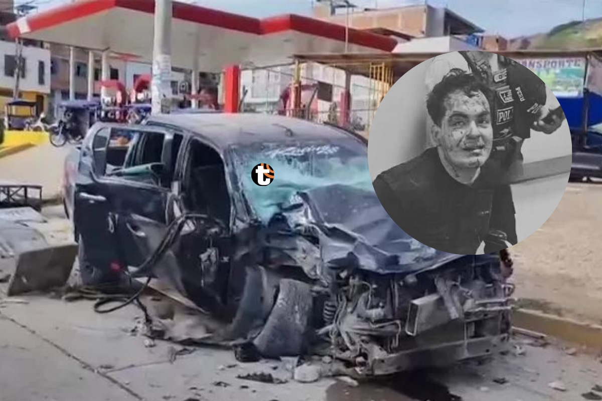 Comisario ebrio causa accidente en Jaén y deja dos heridos