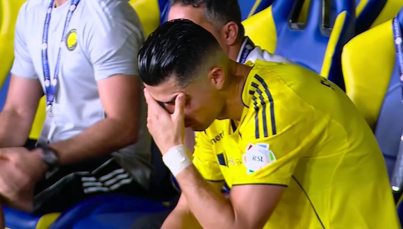 Blooper de Bento en Al Nassr vs. Al Hilal (Video: BeIn)