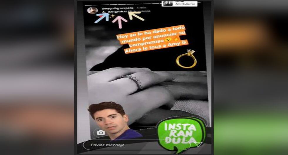 Rumores por misterioso anillo de Amy Gutiérrez que sería de bailarín de Daniella Darcourt