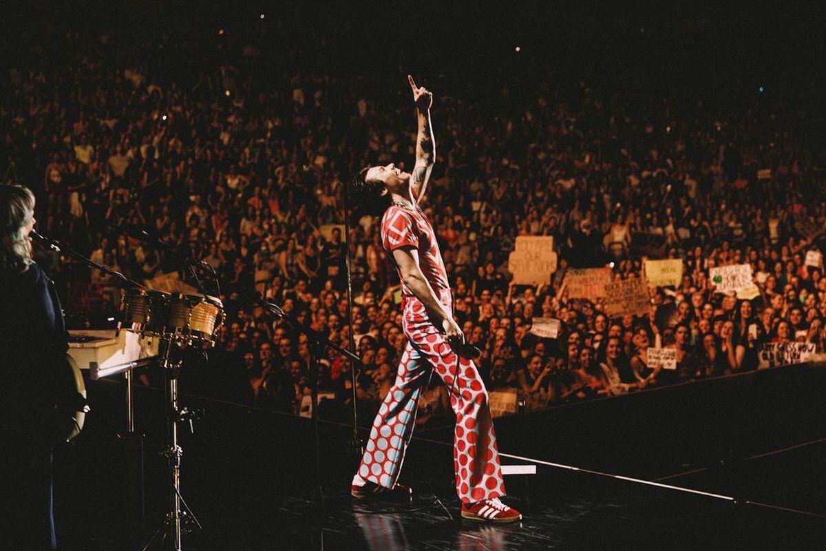 En Berlín, durante su gira (Foto: Harry Styles / Instagram)