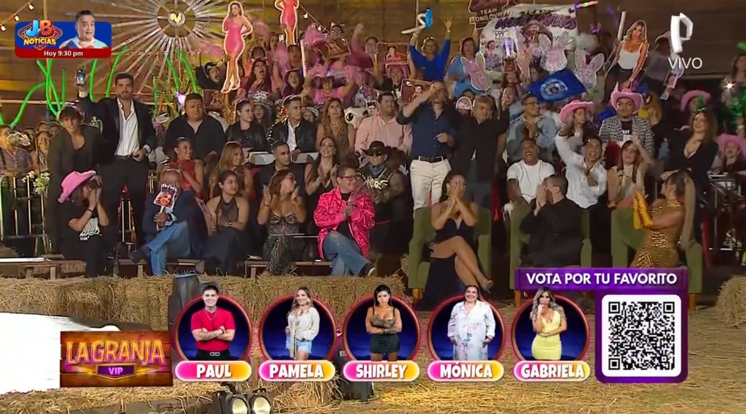 Exparticipantes de 'La Granja vip' en la final.