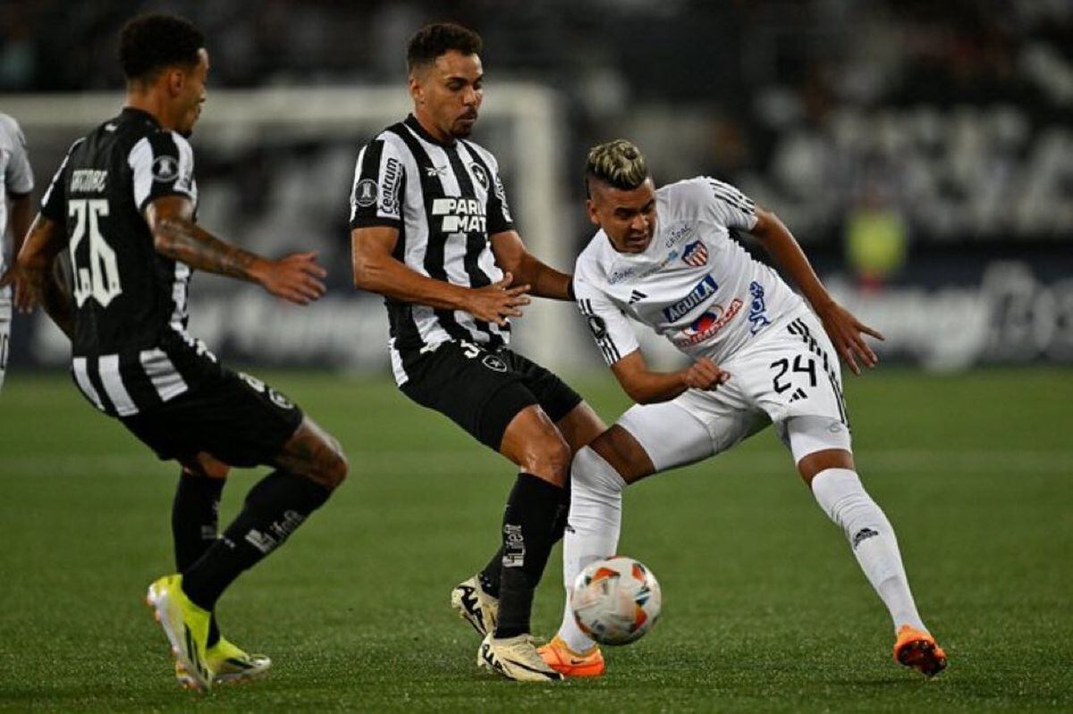 Junior viene de vencer a Botafogo en el partido por la fecha 1 de la Copa Libertadores. (Foto: AFP)
