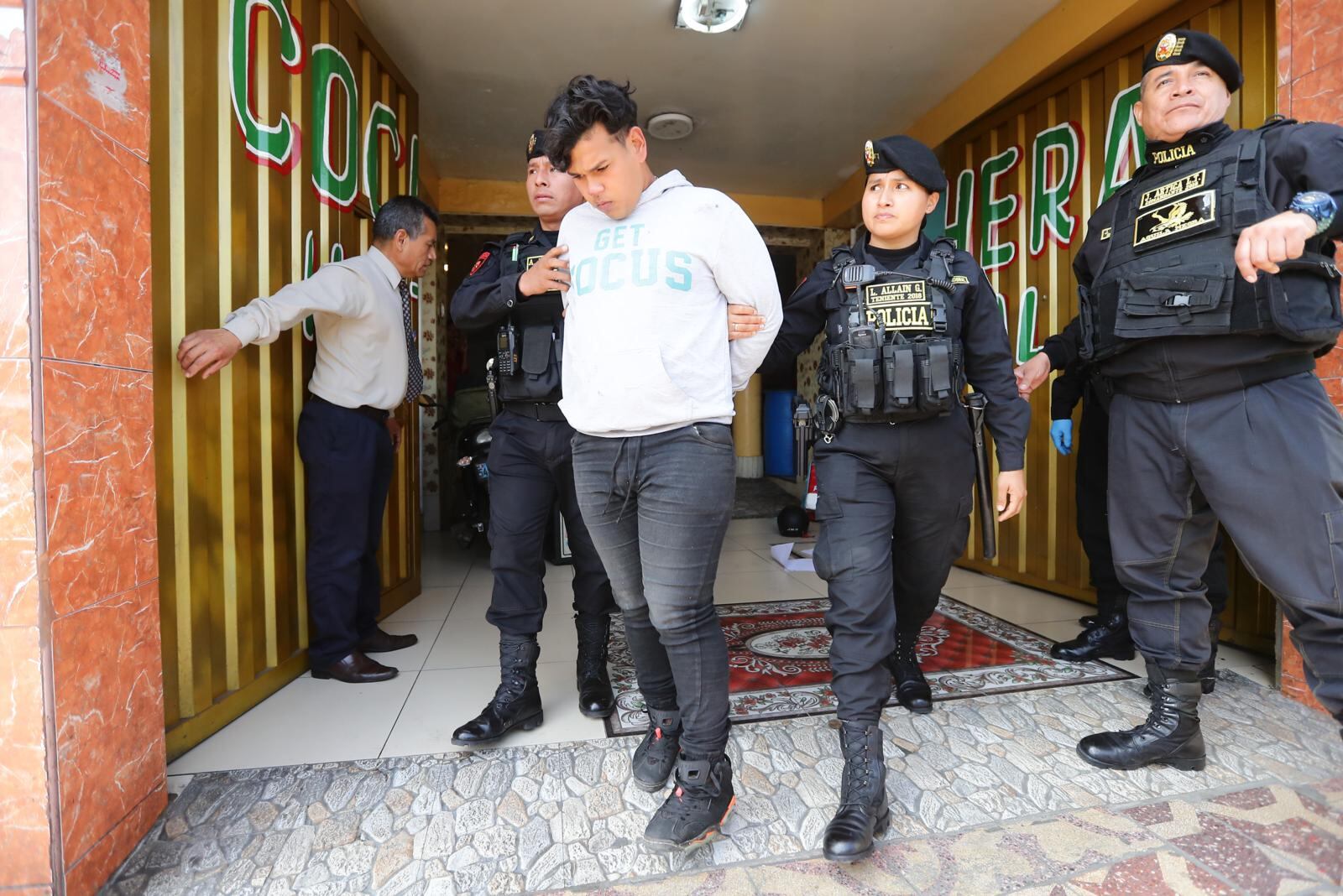 Intervenido. | Foto: Jesús Saucedo / Diario Trome