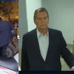 Jorge Nieto apareció tarde en el debate y culpó al tráfico