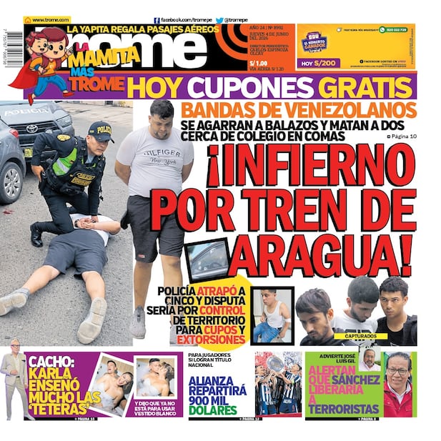 Portada Trome