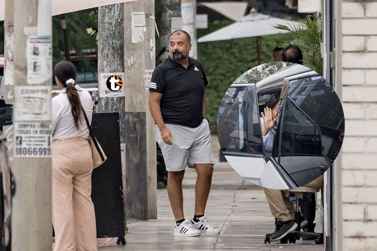 Empresario argentino fue captado ingresando a un spa con presidenta Keiko Fujimori. Fotos: H13