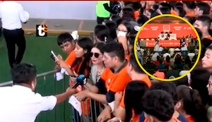 Profesores y estudiantes de la UCV se escapan de la clase para ver presentación oficial de Paolo Guerrero