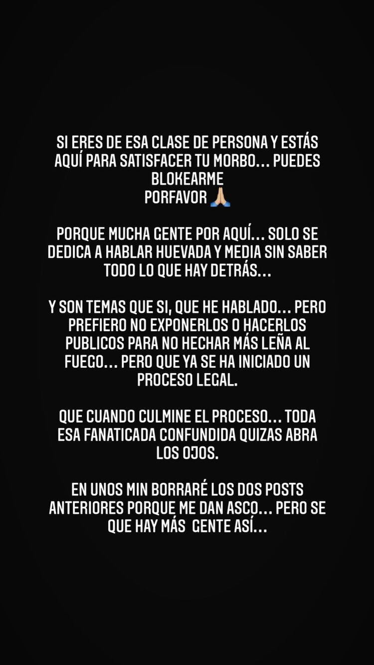 Juan Víctor manda fuerte mensaje a fans de Andrea San Martín