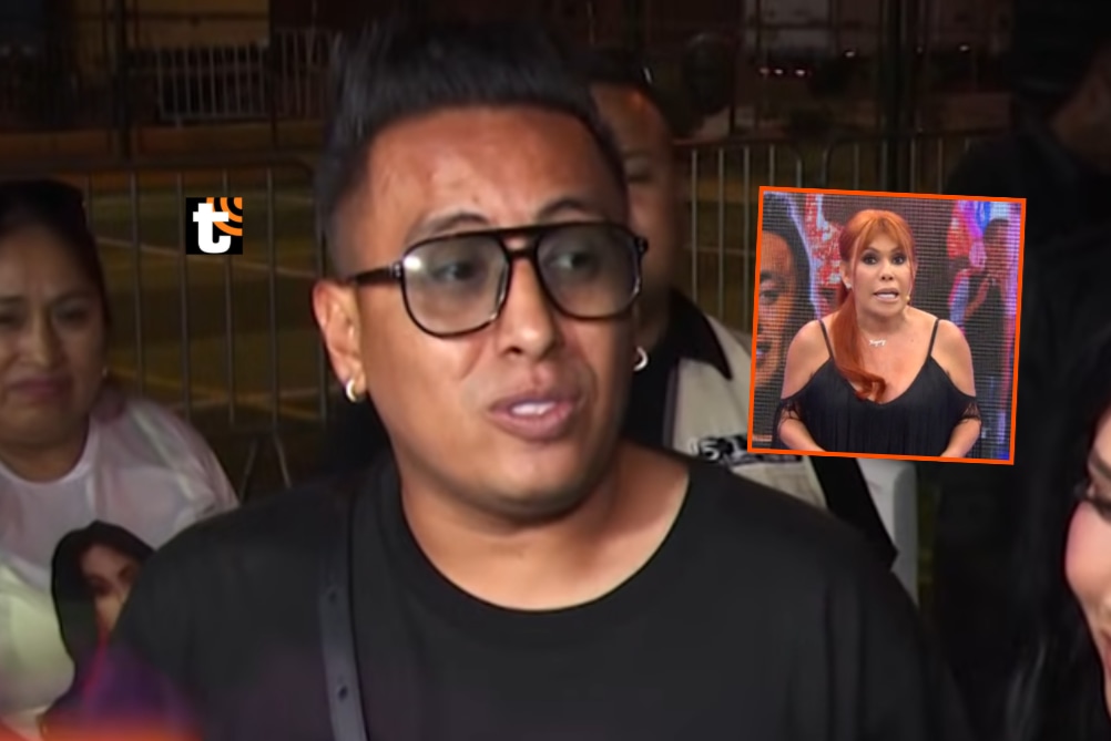 Magaly Medina 'chanca' a Christian Cueva al ver cómo enfrentó a la prensa.