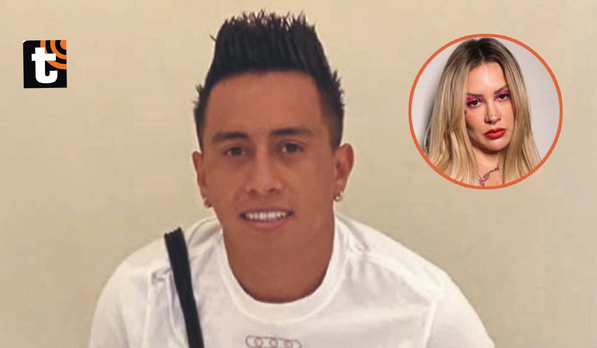 La respuesta sorprendió a Pamela Franco, quien estaba a su lado, y le dio una palmada en la pierna, mientras el futbolista reía.