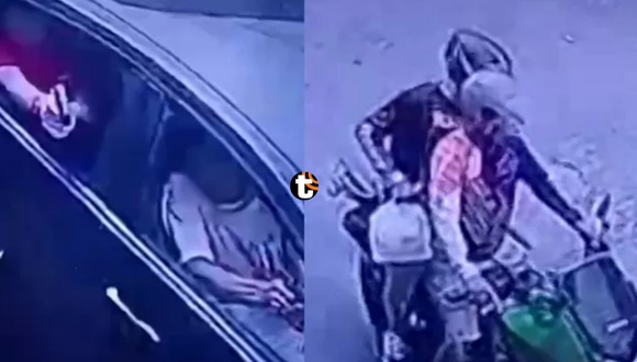 Preciso Instante en el que sicarios acribillan a dos venezolanos en Chorrillos. Foto y video: América.