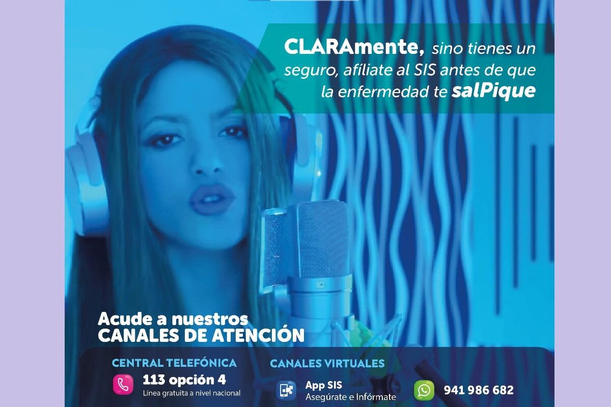 CLARAmente... muchos se sumaron al juego de palabras de la nueva canción. Negocios y hasta organismos públicos para promocionar otros contenidos. (Isabel Medina / Trome)