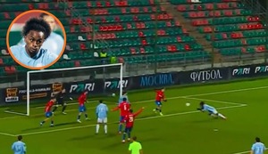 Yordy Reyna marca GOLAZO de palomita en el triunfo del Rodina Moscú por la Liga Nacional del Fútbol de Rusia | VIDEO