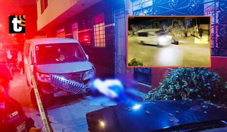 Tragedia en Comas: miniván a excesiva velocidad mata a padre de familia en Comas