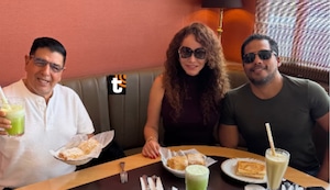 Janet Barboza comparte foto junto a su nuevo galán y el padre de su hija, Nílver Huarac