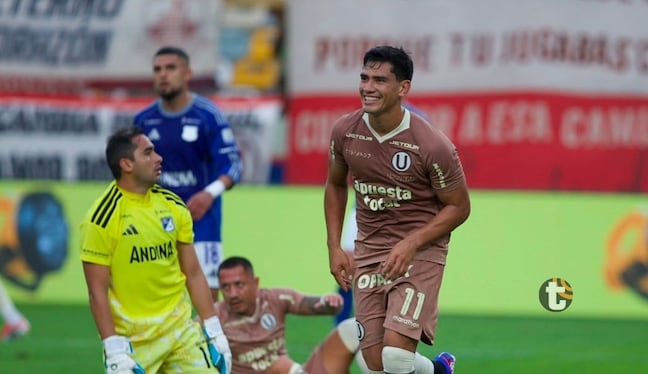'Tunche' Rivera festeja el triunfo de Universitario ante MIllonario (Foto: GEC)
