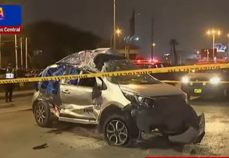 Nuevo accidente en San Juan de Miraflores. (Imagen 24 Horas)