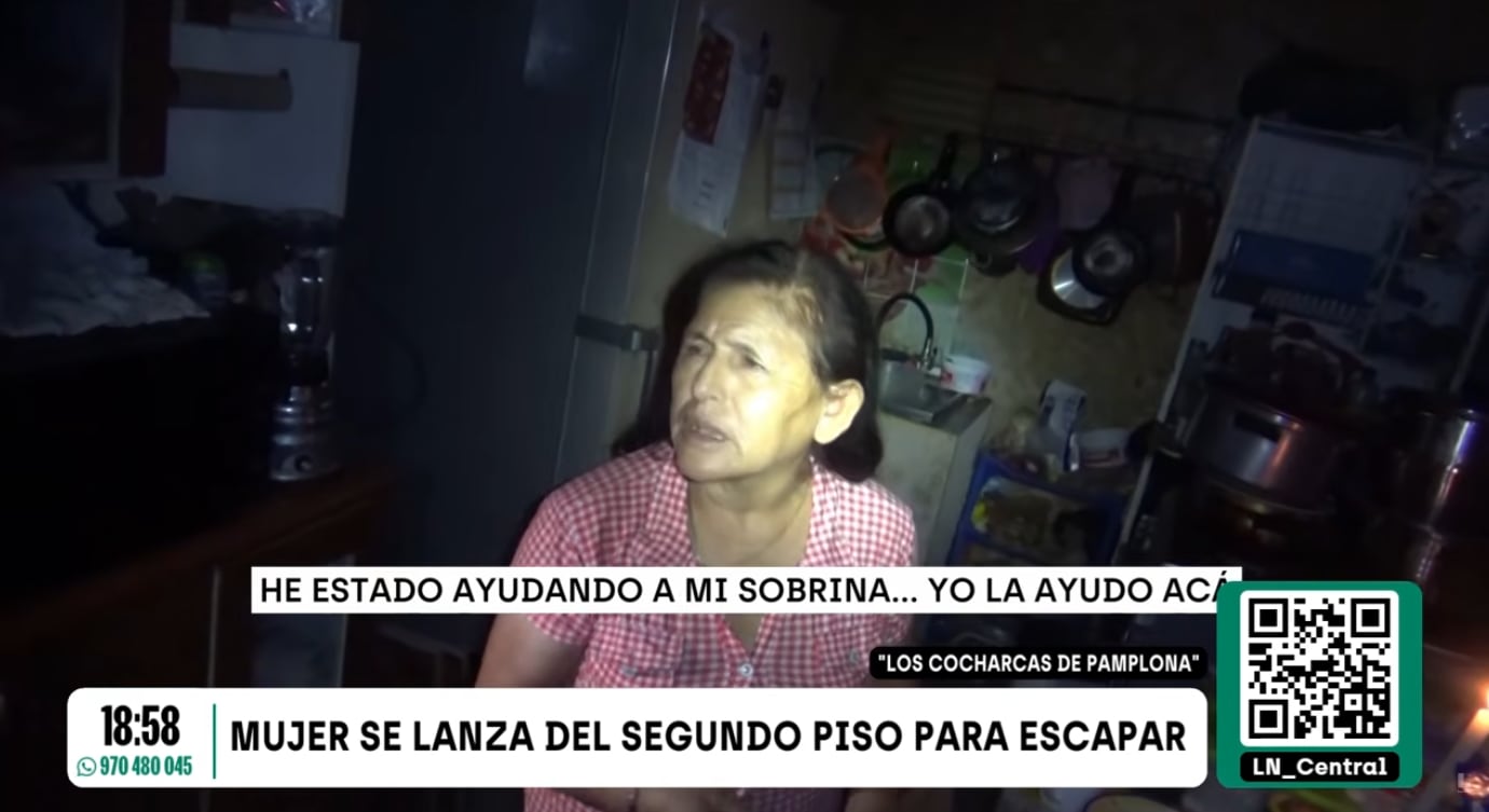 Una mujer de 60 años se lanzó del segundo piso para no ser intervenida por la policía en SJM.