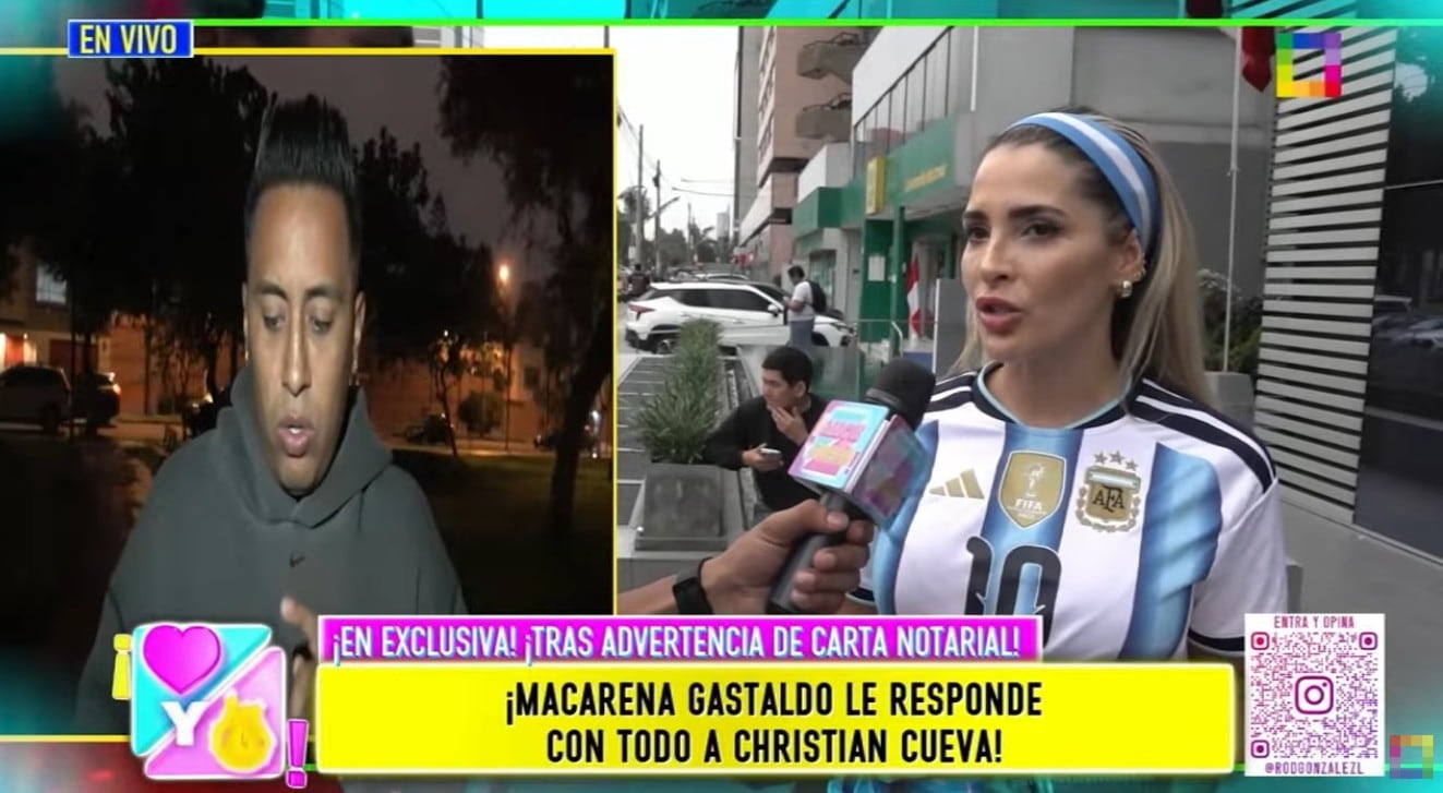 La fuerte reacción de Macarena Gastaldo contra Cueva.