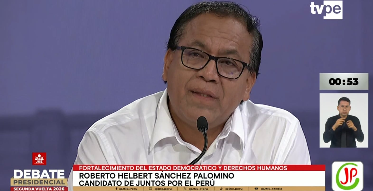 Roberto Sánchez recuerda que ya no existe la posibilidad de referéndum para el pueblo.