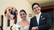 ¡Andrea Arana se casó por religioso! Conductora de Willax TV dio el ‘Sí, acepto’ con bello vestido de novia