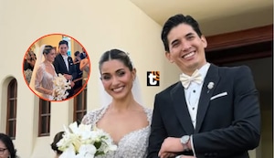 ¡Andrea Arana se casó por religioso! Conductora de Willax TV dio el ‘Sí, acepto’ con bello vestido de novia