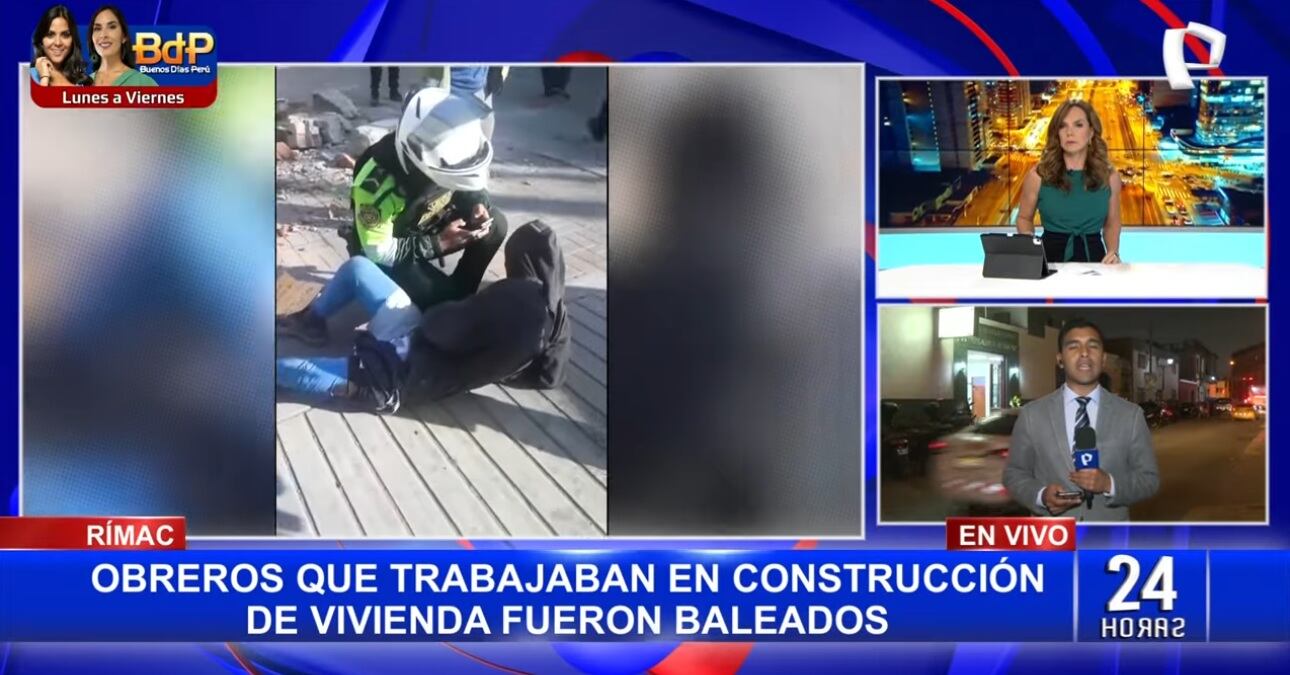 Obreros de construcción habrían sido baleados por 'Los Injertos del Rímac'.