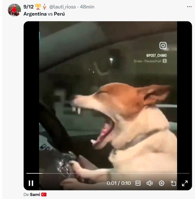 Los memes del Argentina vs Perú (Foto: Twitter)