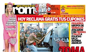 ‘TOMA DE LIMA’ SE DESINFLÓ